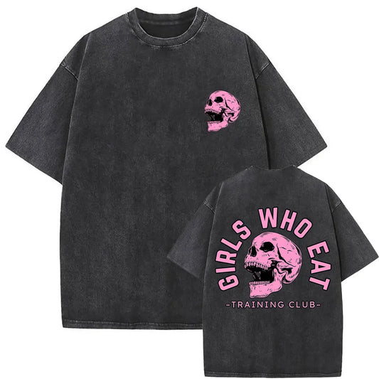 Vintage Skeleton Gym Pump Tee